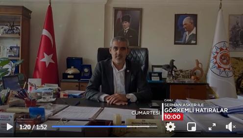 Belediye Başkanımız 09 Ocak 2021 Saat 10.00’da Halk Tv de.