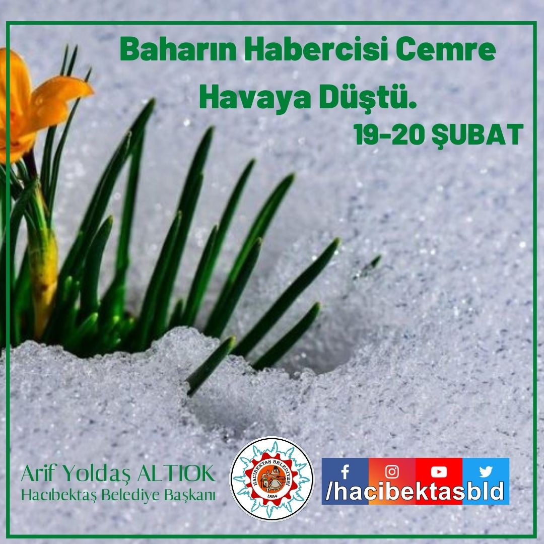 Baharın Habercisi Cemre Havaya Düştü