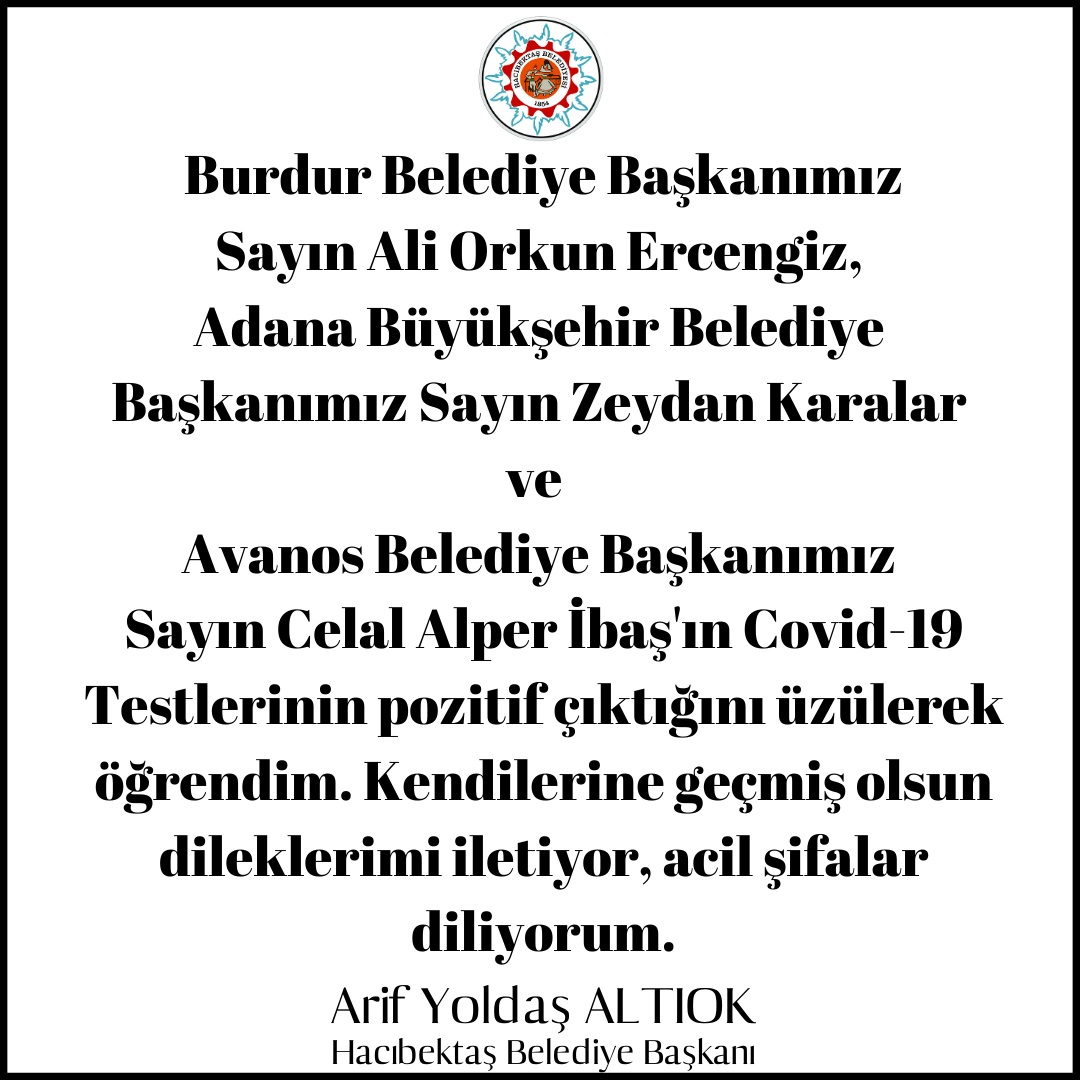 Başkanlarımıza Acil Şifalar Diliyoruz