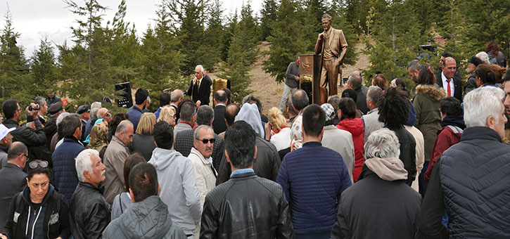 Nazım Hikmet’in Heykel Açılışı Töreni Yapıldı