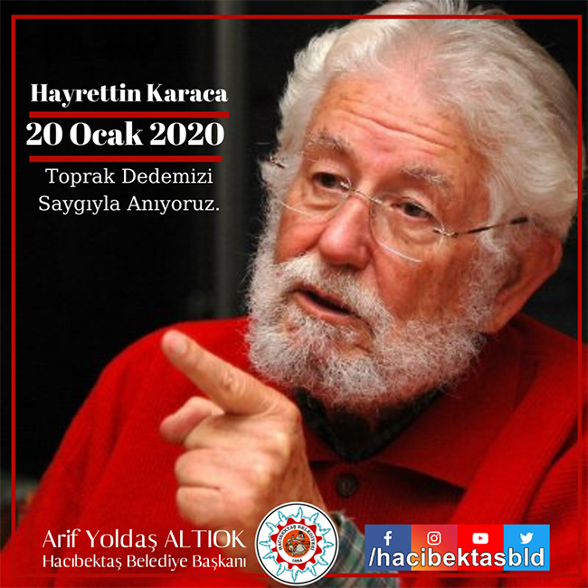 Hayrettin KARACA’yı saygıyla Anıyoruz