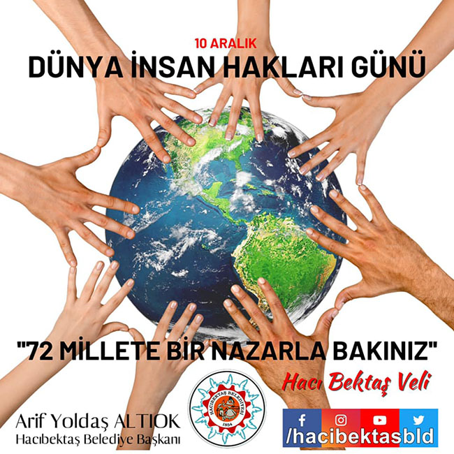 10 Aralık İnsan Hakları Günü.