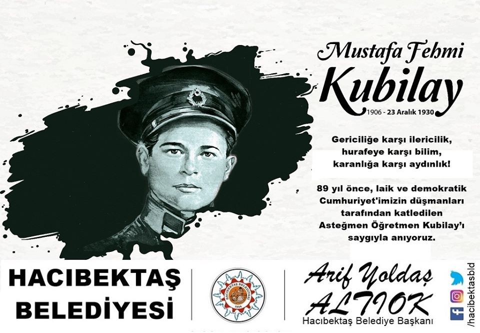 Asteğmen Öğretmen Kubilay’ı saygıyla anıyoruz.