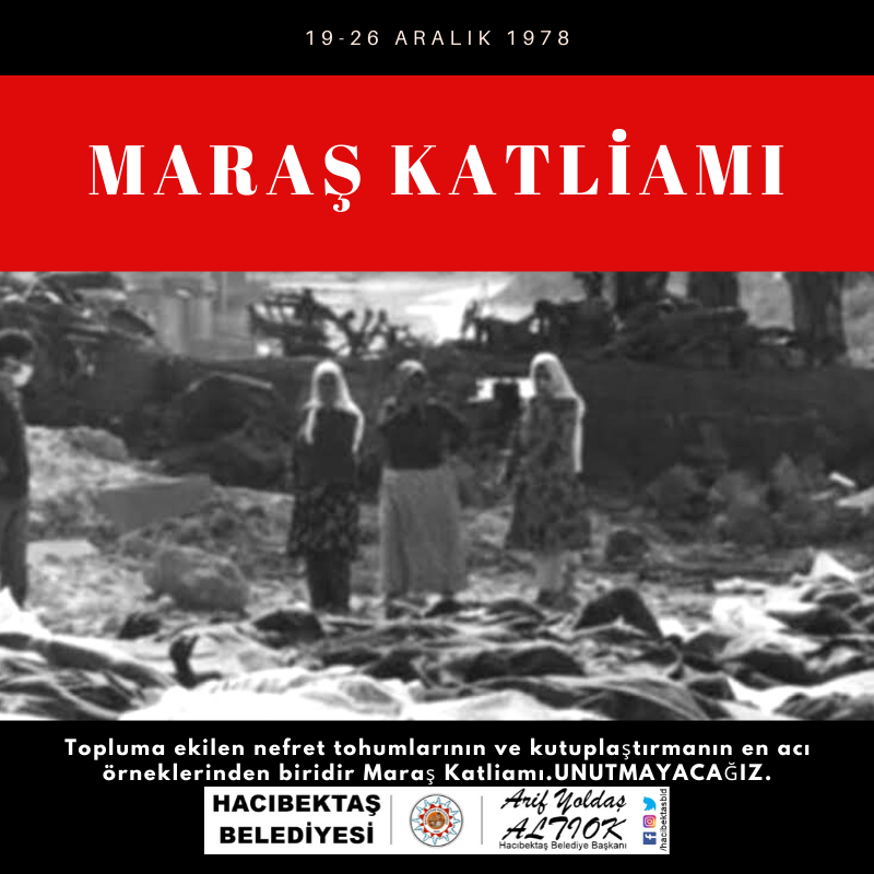 9-26 Aralık 1978 Maraş Katliamı…