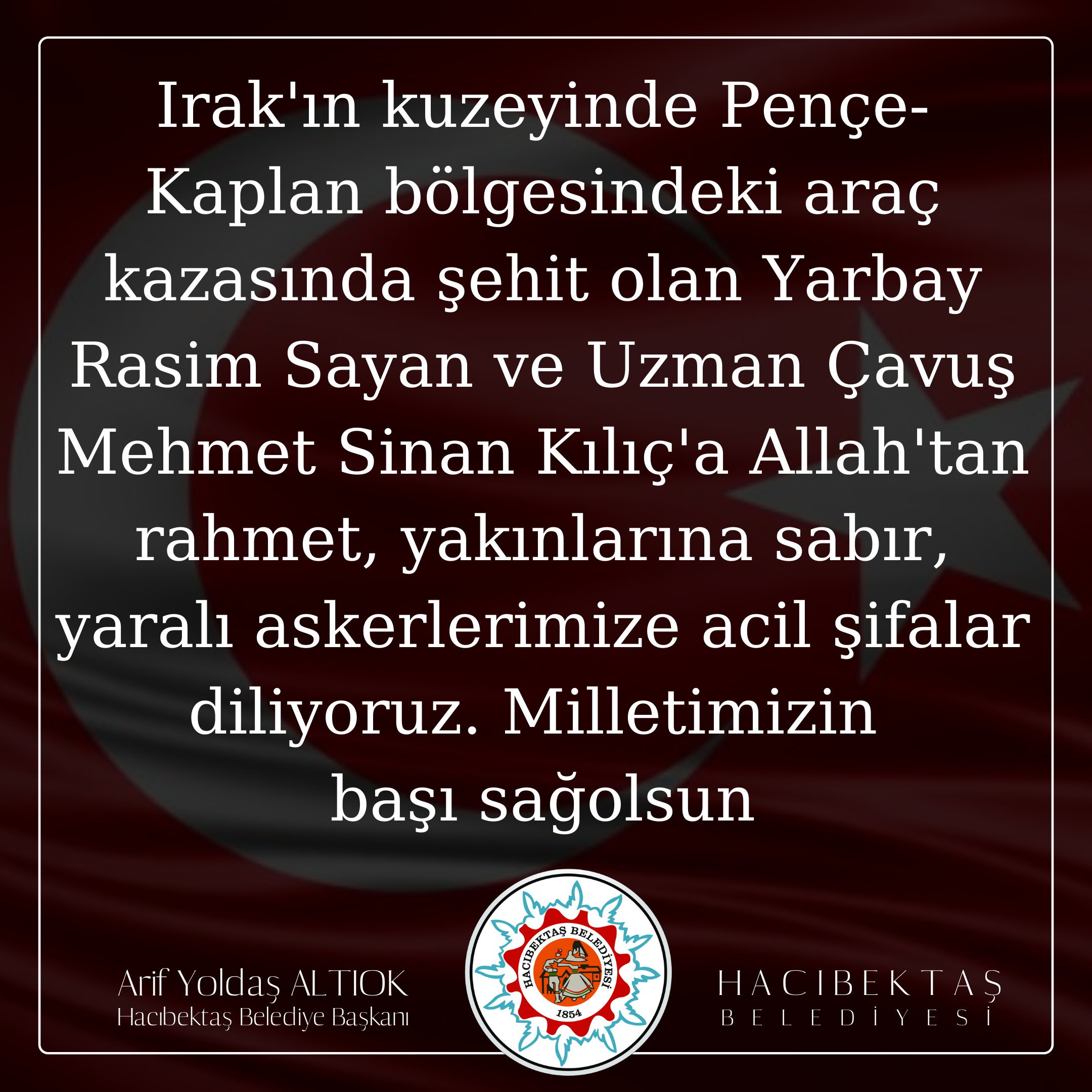 Milletimizin Başı Sağolsun.