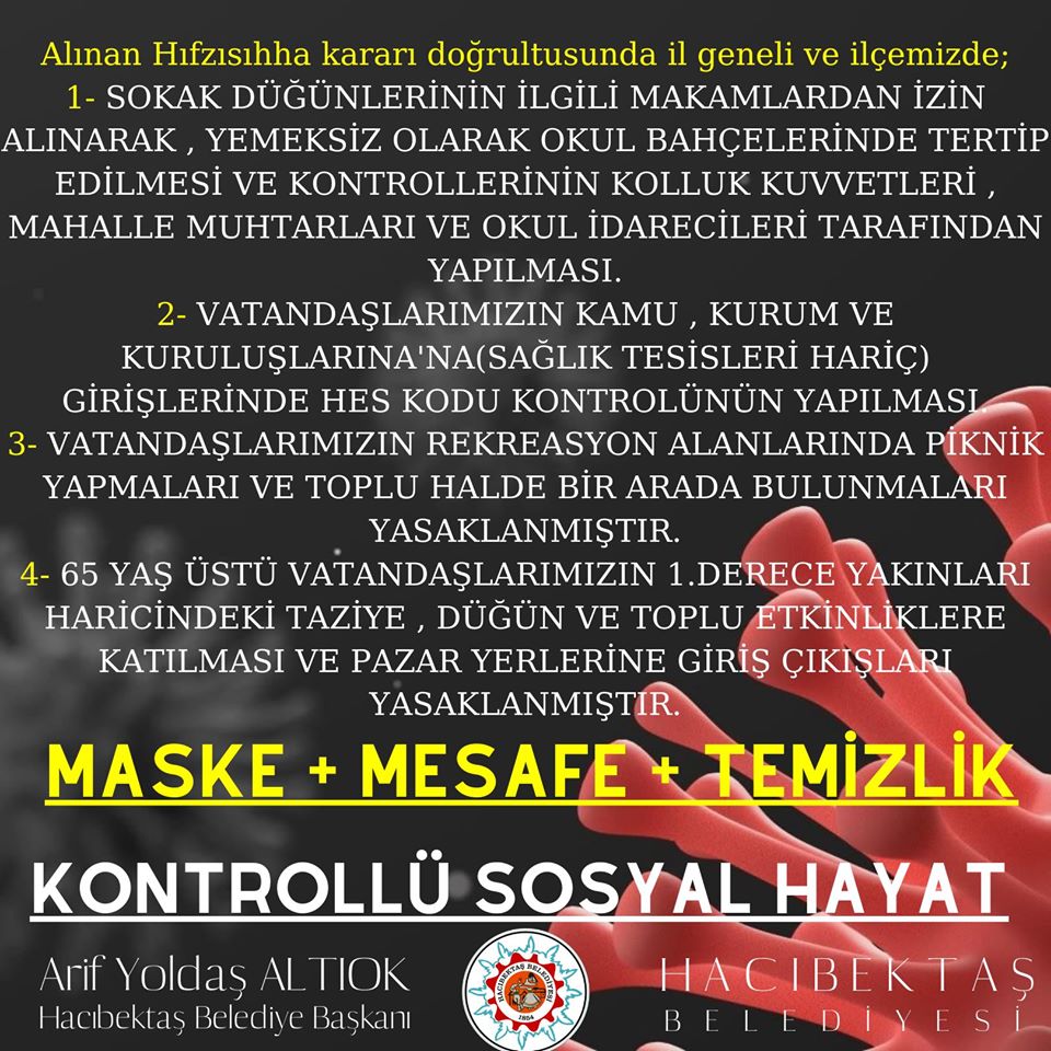 Hıfzıssıhha Kurul Kararları.