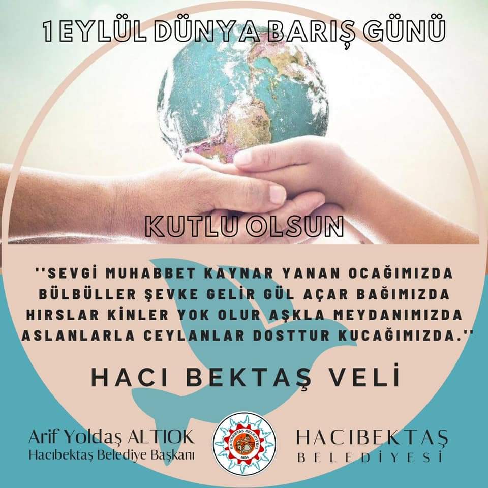 1 Eylül Dünya Barış Günü.