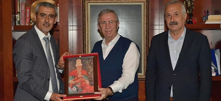Sayın Mansur YAVAŞ’I ziyaret ettik.