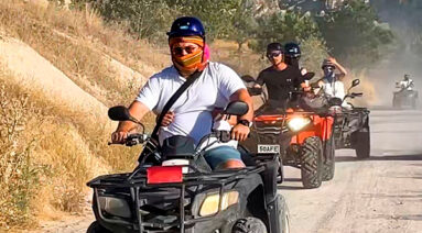 Kapadokya Vadilerinde Atv Sürmek
