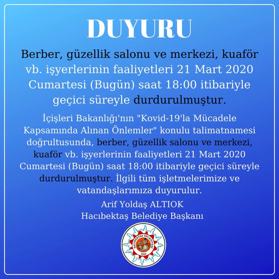 Berber ve Güzellik Sonu ve kuaförler hakkında.