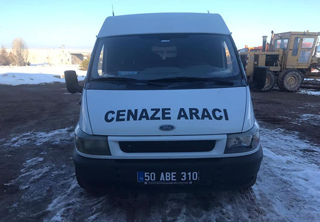 Araç filomuza Cenaze Nakil aracı kattık.