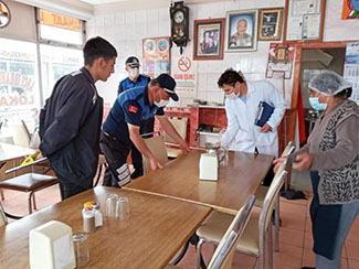 İlçemiz genelinde faaliyet gösteren Lokanta, Restoran, Cafe ve Pastahanelerde denetlemeler yapılmışdır.