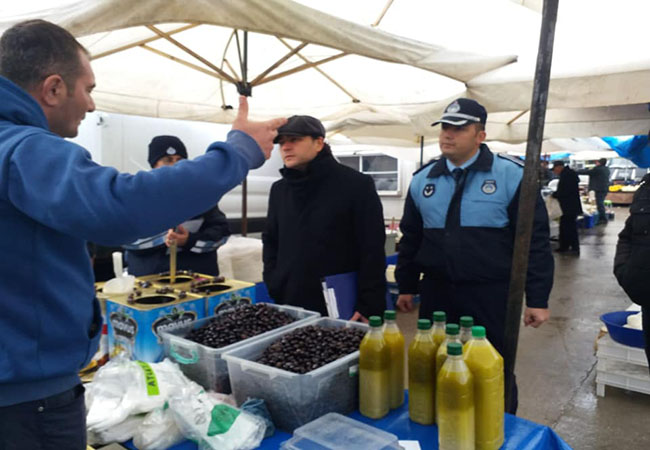 Açık Ürün Gıda satışı denetlemesi yapıldı