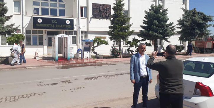 HACIBEKTAŞ VELİ DERGAHIMIZIN ve ÇİLEHANENİN dezenfekte çalışmaları.