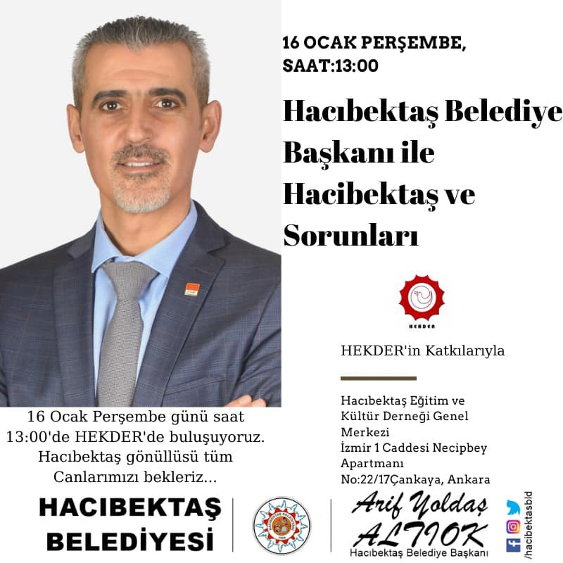 16 Ocak 2020 HEKDER’DE Buluşuyoruz.