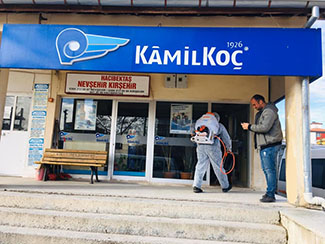 Dezenfekten Çalışmalarımız Aralıksız Devam Ediyor.