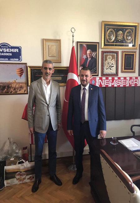 Nevşehir Milletvekilimiz Sayın Mustafa AÇIKGÖZ’Ü ziyaret