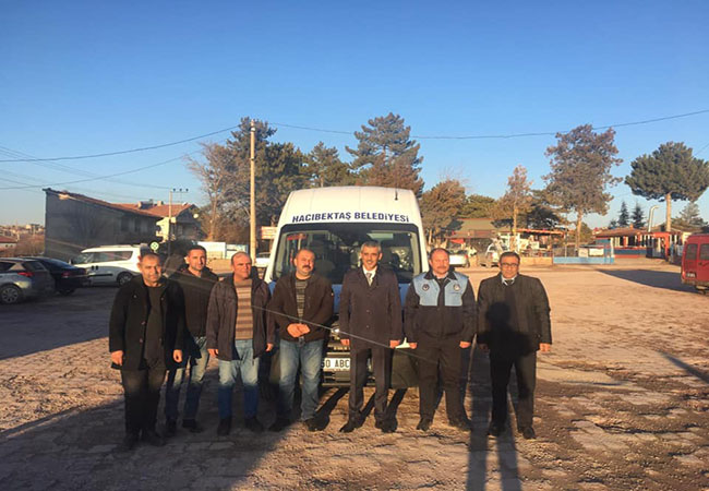 Belediyemize Bağışlanan Minibüs.