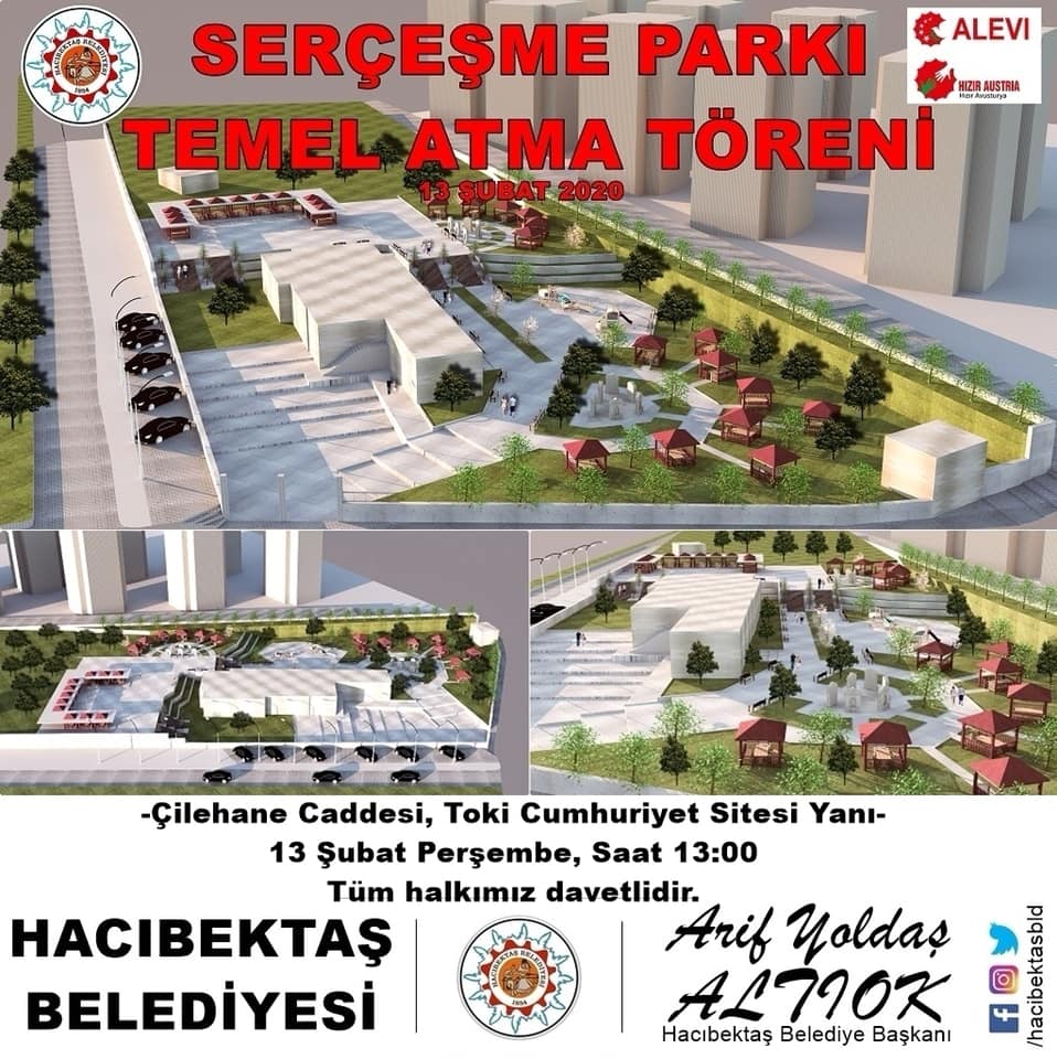 Serçeşme Parkı ve Sosyal Tesisleri Temel Atma Töreni.