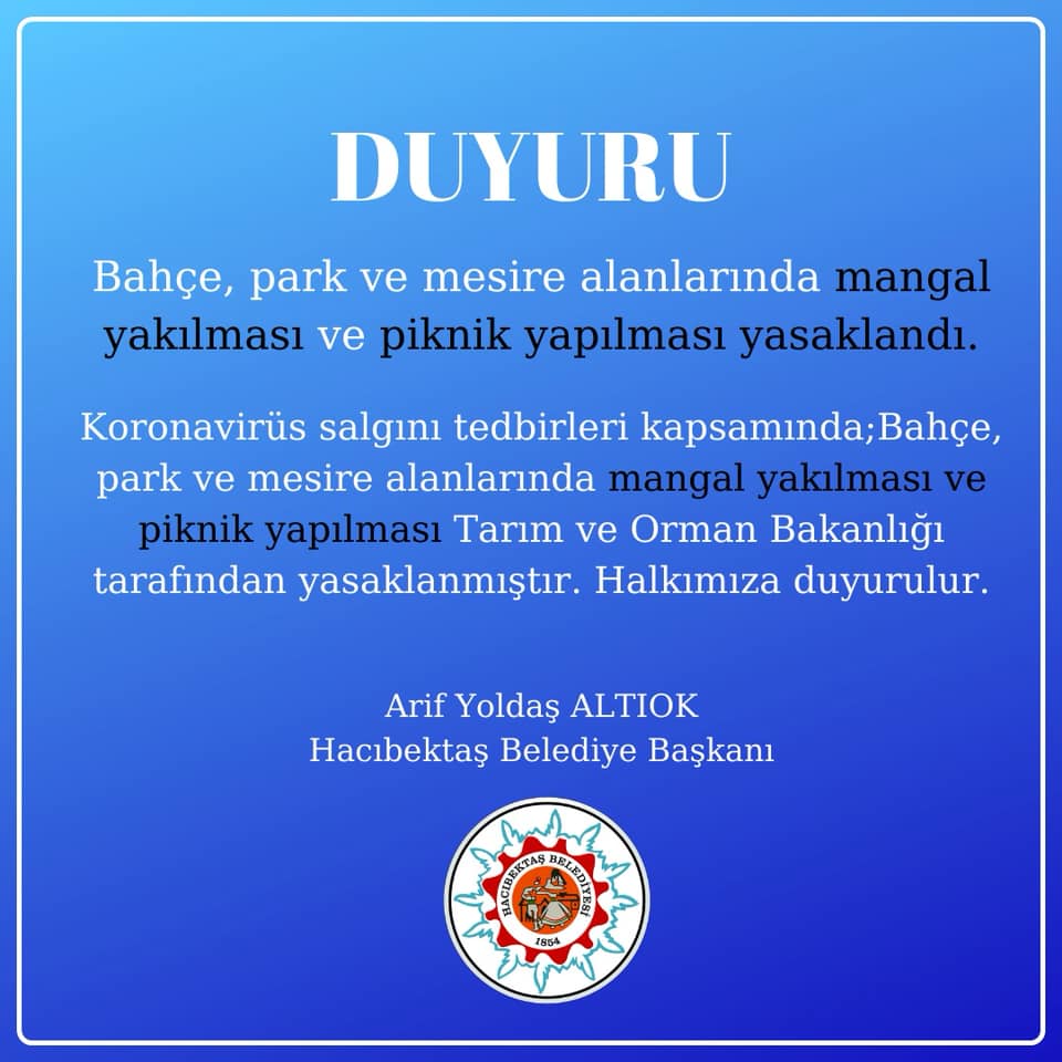 Mesire yerleri kullanımı.