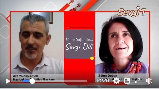 Zöhre Doğan ile “Sevgi Dili” programında bugün.