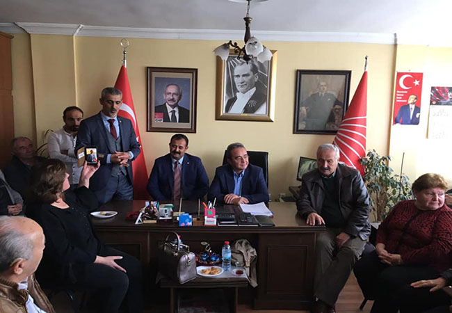 Sayın Bülent TEZCAN, Nevşehir  Milletvekilimiz Sayın Faruk SARIARSLAN’la birlikte Belediyemizi  ziyaretleri.