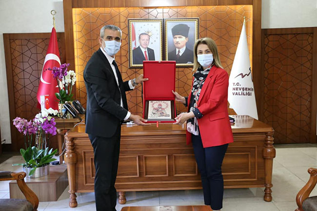 Sayın Valimiz İnci Sezer BECEL’İ makamında ziyaret.