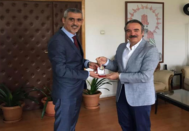 Nevşehir Hacıbektaş Veli Ünüversitesi Rektör’ü Sayın Mazhar BAĞLI Belediyemizi ziyaret ettiler.