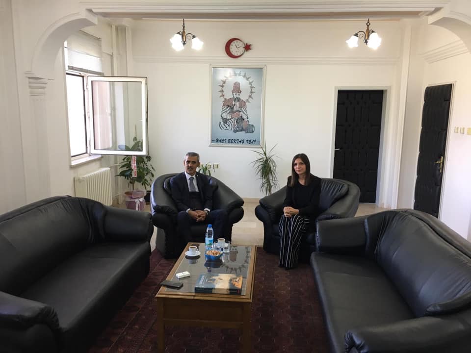 Hacıbektaş Kaymakam’ı olarak atanan Sayın Kübra KURTOĞLU’nu ziyaretim.