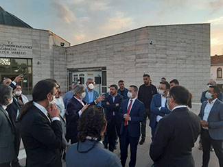 Sayın AHMET MİSBAH DEMİRCAN’ın Hacı Bektaş Veli Türbe’mizi ziyareti.