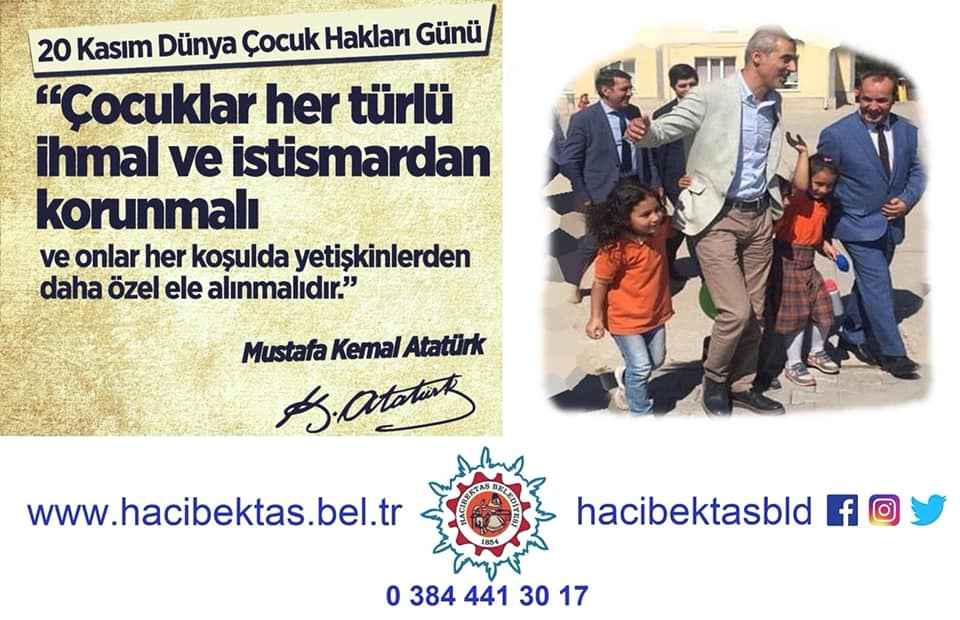 20 Kasım Dünya Çocuk Hakları Günü.